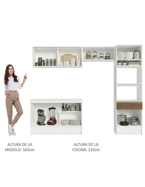 Cocina integral Madesa Topazio