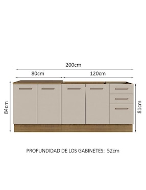 Cocina integral Madesa Ágata