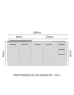 Cocina integral Madesa Ágata