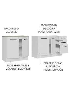 Cocina integral Madesa Ágata
