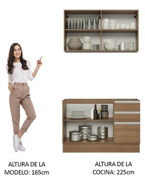 Cocina integral Madesa Glamy