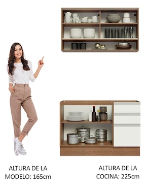 Cocina integral Madesa Glamy