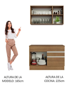 Cocina integral Madesa Glamy