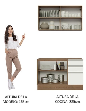 Cocina integral Madesa Glamy