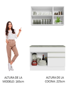 Cocina integral Madesa Glamy