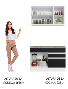 Cocina integral Madesa Glamy
