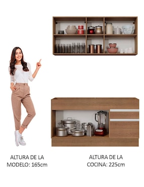 Cocina integral Madesa Glamy