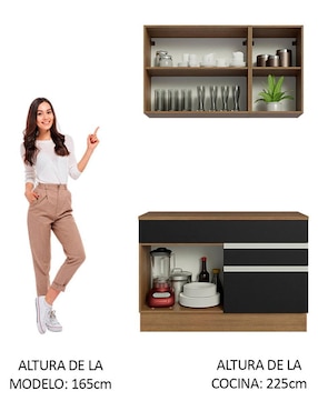Cocina integral Madesa Glamy