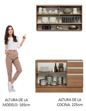 Cocina integral Madesa Glamy