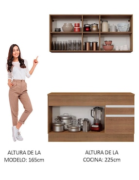 Cocina integral Madesa Glamy