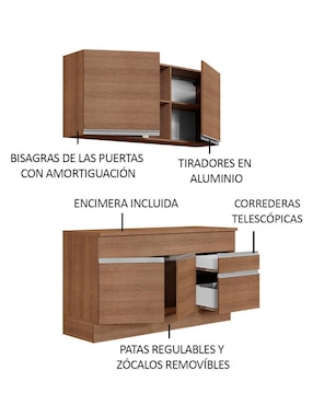 Cocina integral Madesa Glamy
