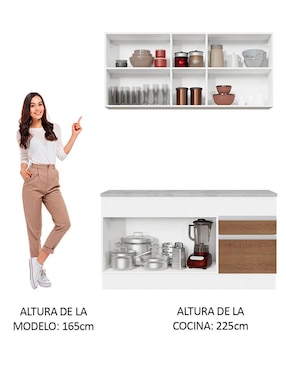 Cocina integral Madesa Glamy