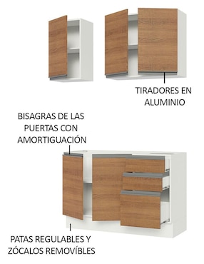 Cocina integral Madesa Glamy