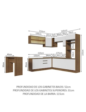 Cocina integral Madesa