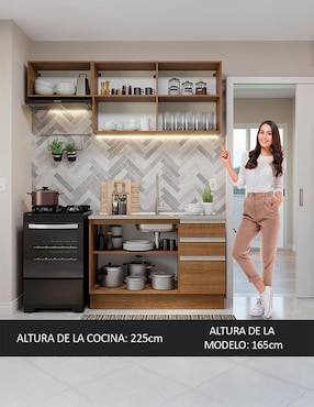 Cocina integral Madesa Glamy