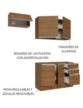 Cocina integral Madesa Glamy