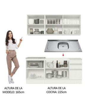 Cocina integral Madesa Glamy