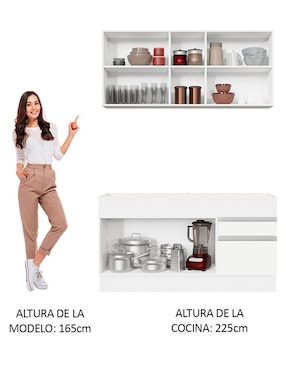 Cocina integral Madesa Glamy