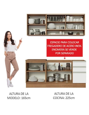 Cocina integral Madesa Glamy