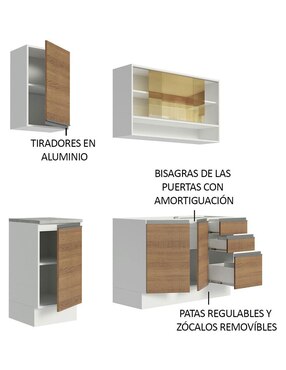 Cocina integral Madesa Glamy