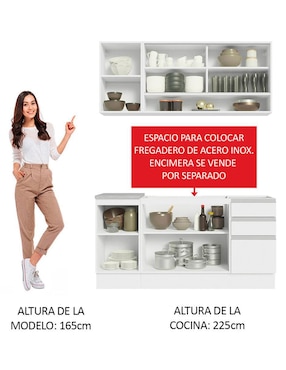 Cocina integral Madesa Glamy