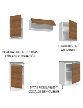 Cocina integral Madesa Glamy