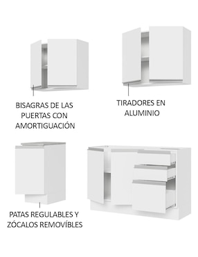 Cocina integral Madesa Glamy