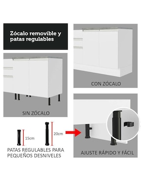 Cocina integral Madesa Glamy