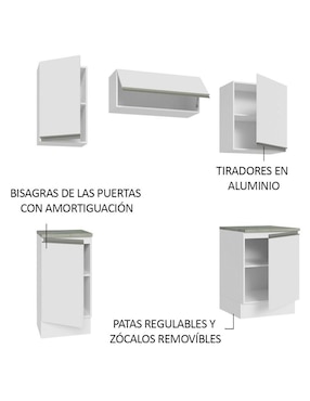 Cocina integral Madesa Glamy