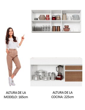 Cocina integral Madesa Glamy