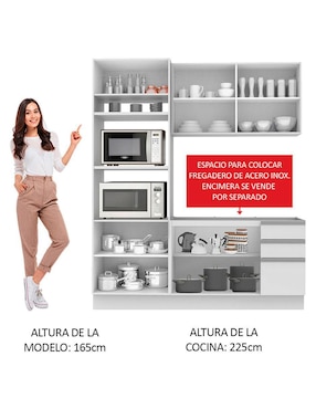 Cocina integral Madesa Laura Glamy