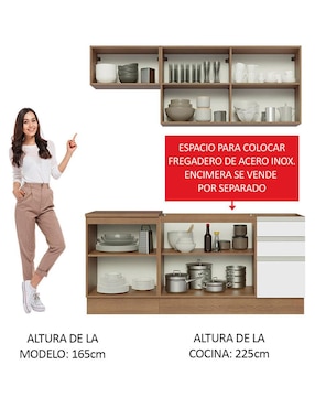 Cocina integral Madesa Glamy