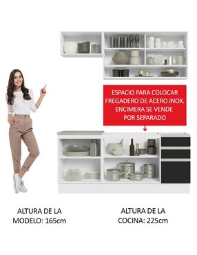 Cocina integral Madesa Glamy