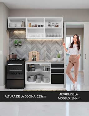 Cocina integral Madesa Glamy
