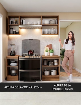 Cocina integral Madesa Glamy