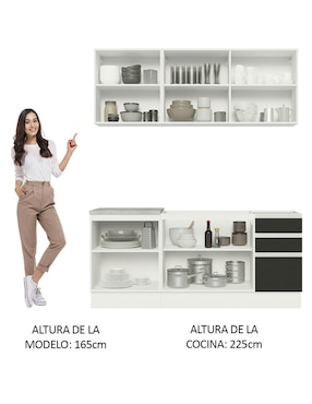Cocina integral Madesa Glamy