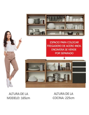Cocina integral Madesa Glamy