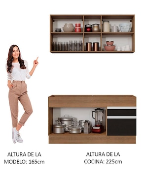 Cocina integral Madesa Glamy