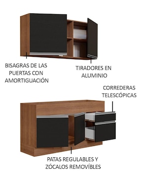 Cocina integral Madesa Glamy