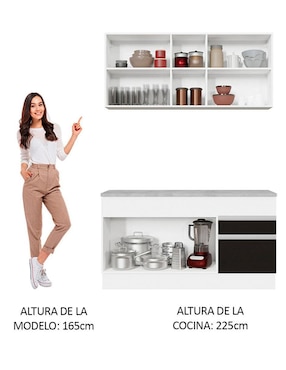 Cocina integral Madesa Glamy