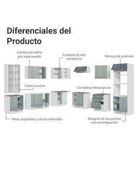Cocina integral Madesa Lux
