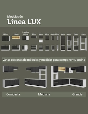 Cocina integral Madesa Lux