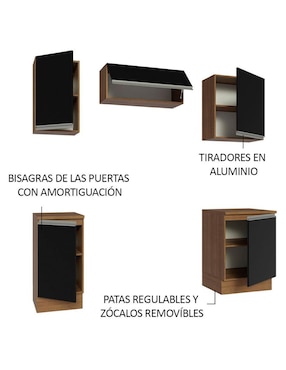 Cocina integral Madesa Glamy
