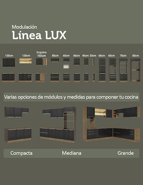 Cocina integral Madesa Lux