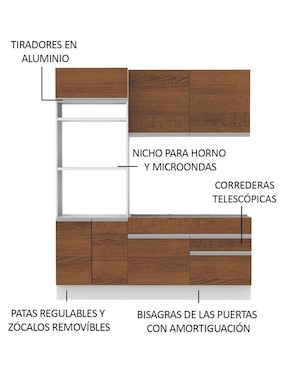 Cocina integral Madesa Lívia