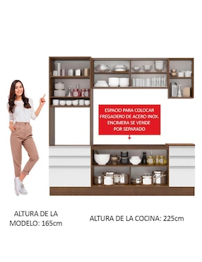 Cocina integral Madesa Glamy