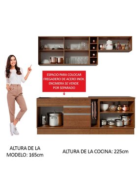 Cocina integral Madesa Parma Glamy