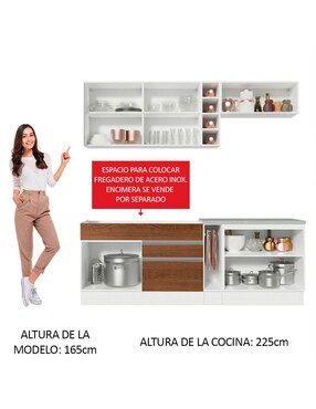Cocina integral Madesa Parma Glamy