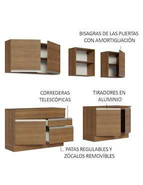 Cocina integral Madesa Glamy
