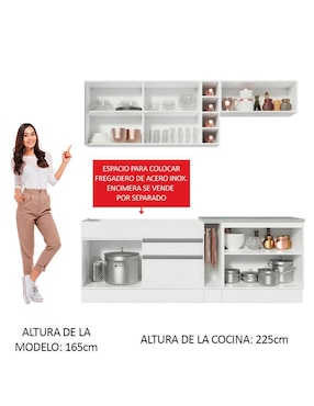 Cocina integral Madesa Parma Glamy